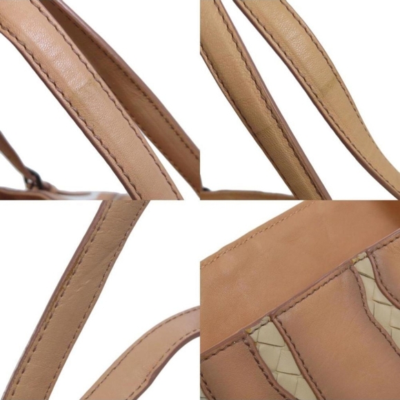 Bottega Veneta Pink and Cream Tote Bag - Picture 10 of 12